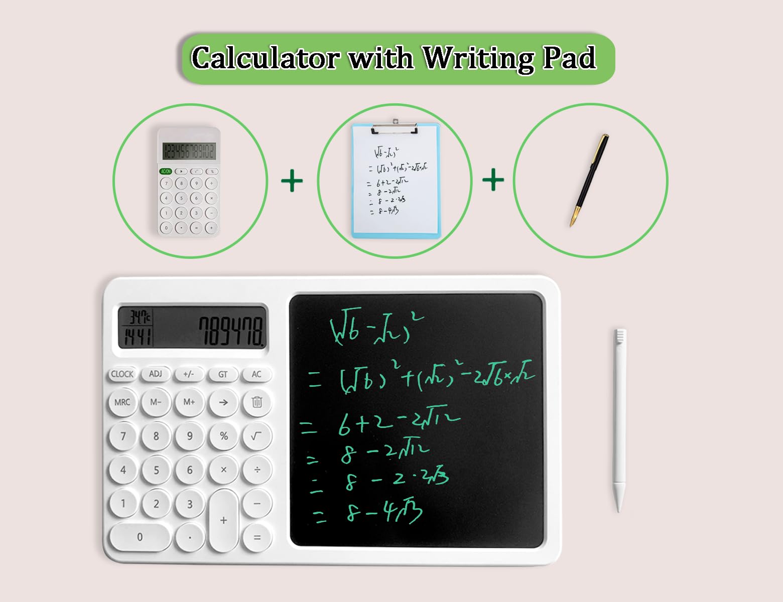 آلة حاسبة LCD للكتابة | CLWT