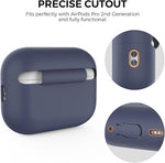 AhaStyle AirPods Pro 2 Case Silicone Protective Cover | Sky Blue