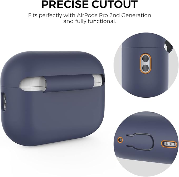 AhaStyle AirPods Pro 2 Case Silicone Protective Cover | Sky Blue