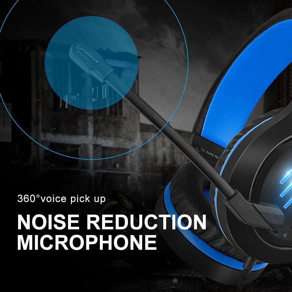 Colusi Gaming Headset CLS100 Pro+Gaming 3.5+USB Headphone |Black/Blue