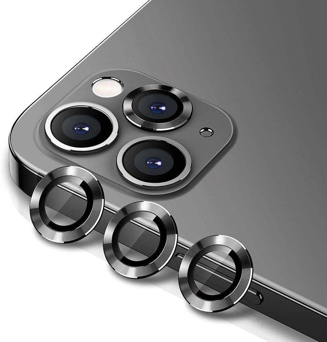 كڤر حماية كاميرا لهاتف iPhone 13 Pro / 13 Pro Max مضاد للانعكاس من Anank | رمادي