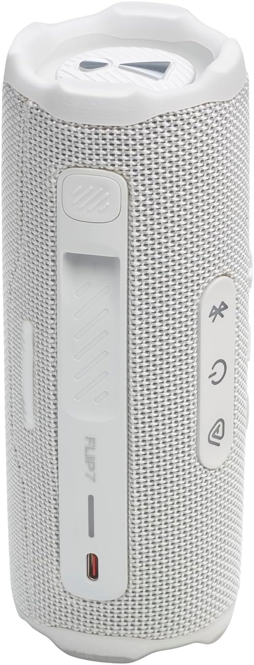 JBL Flip 7 Portable Waterproof and Drop-Proof Speaker | White