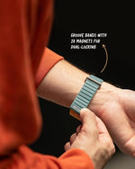 Uniq Watch 41/40mm Revix Evo Reversible Band Royal Power | Soft Mint/Beige