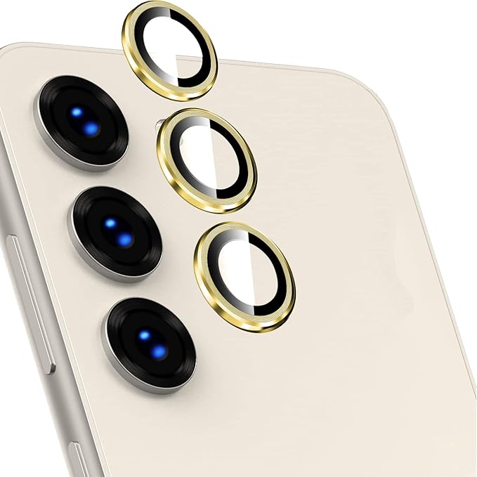 Anank Camera Glass For Samsung S24+ gold