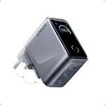 Anker Prime Charger – 160W, 3 Ports, Smart Display | Silver