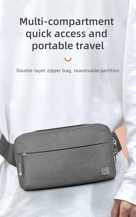 WIWU Alpha Crossbody Bag | Gray