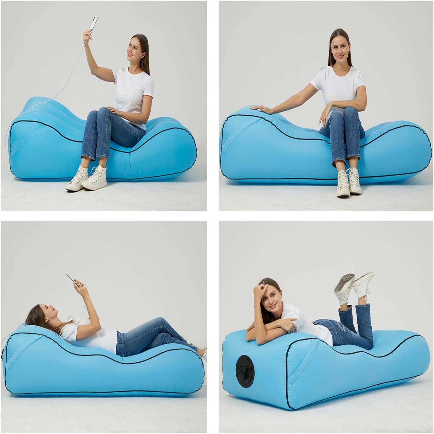 Giga Lounger Air Lounger Sofa Bed Full Size Air Mattress AEROGOGO