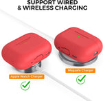 Xin_E Silicone Case For Airpods Pro 2 | Red