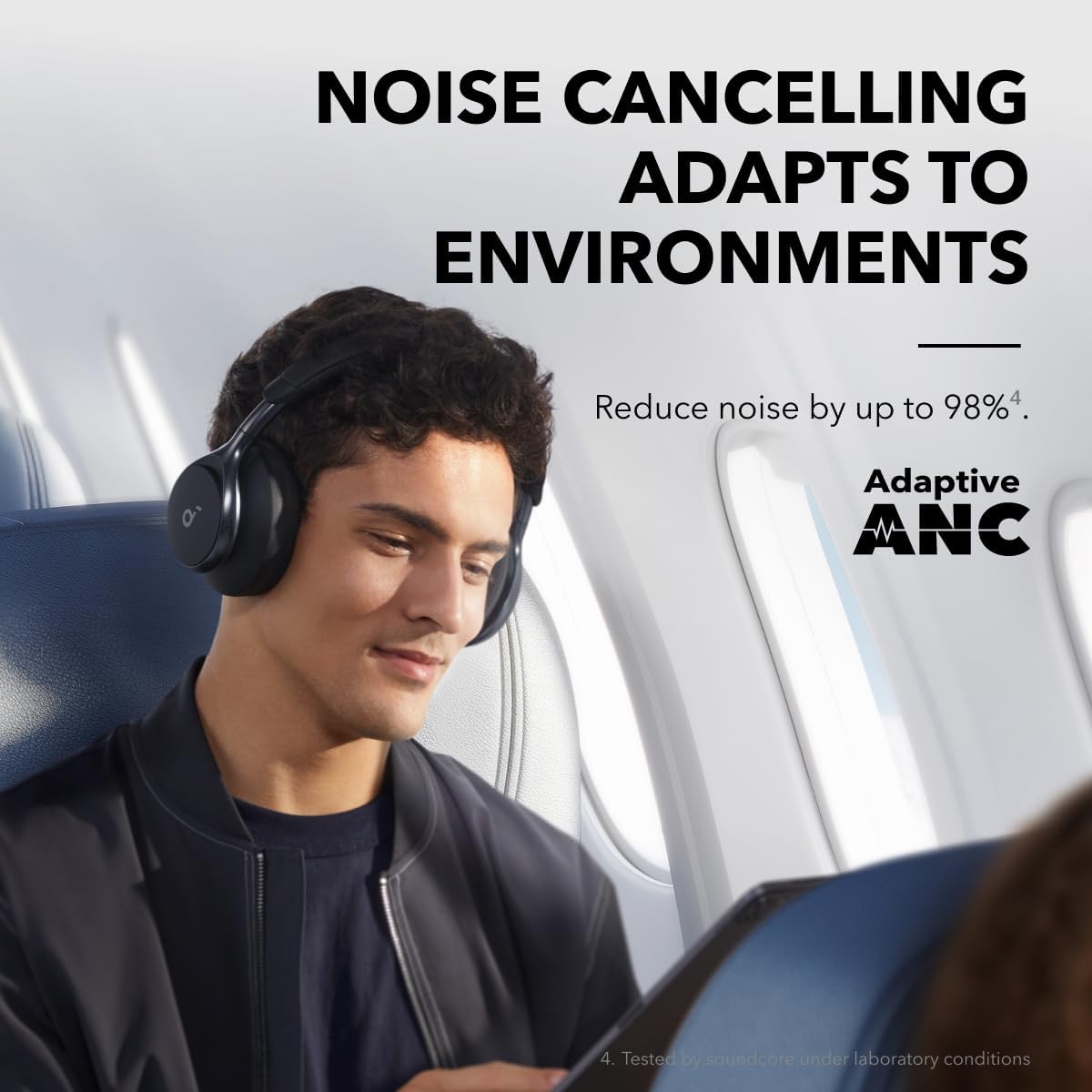 Anker Soundcore Space One Noise Cancelling Headphones – Black