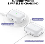 AHASTYLE AirPods Pro 2 Case Silicone Protective Cover | Clear