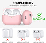 Xin_E Silicone Case For Airpods Pro 2 | Pink