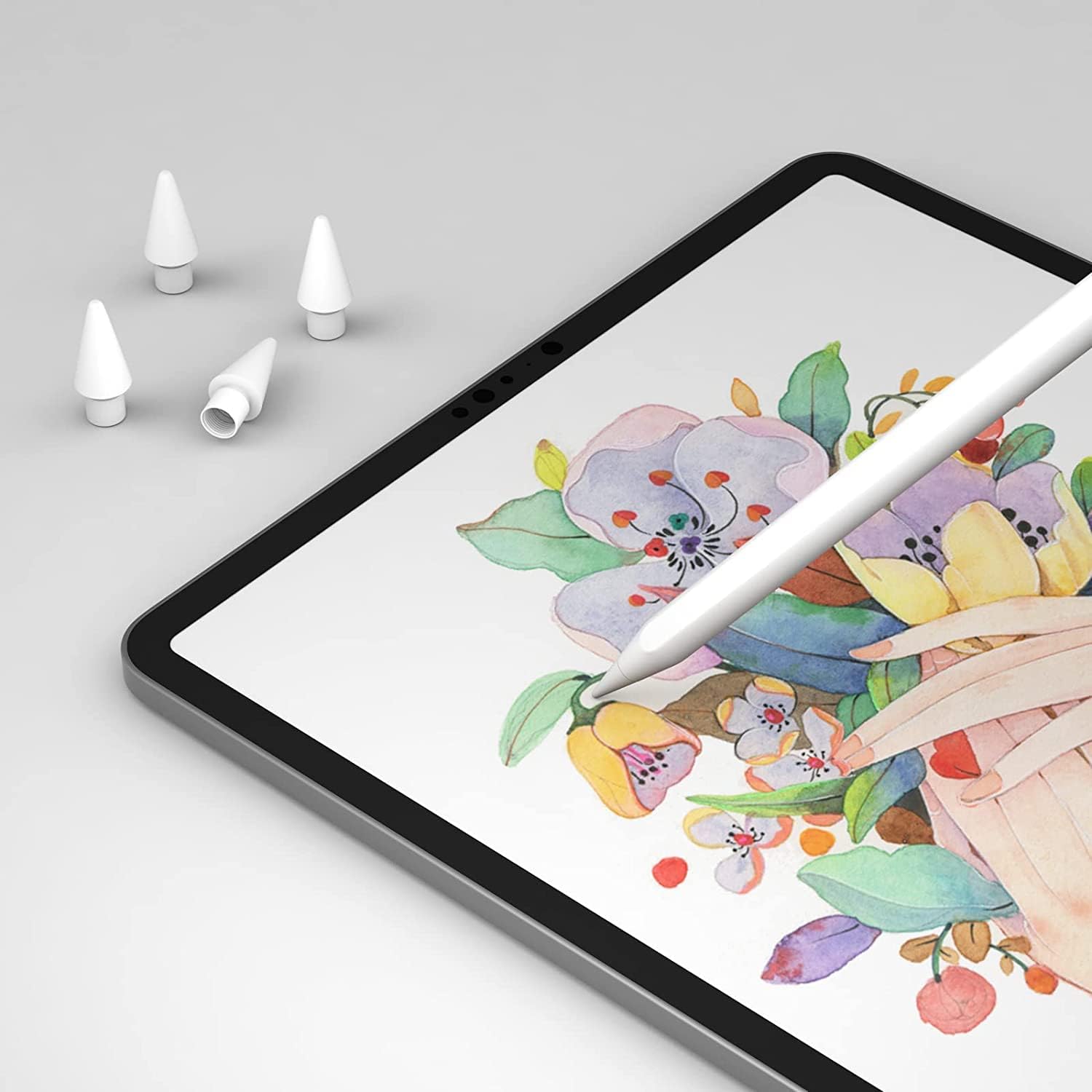 رؤوس قلم ( عبوة من 4 قطع ) من Apple | أبيض