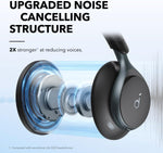 Anker Soundcore Space One Noise Cancelling Headphones – Black