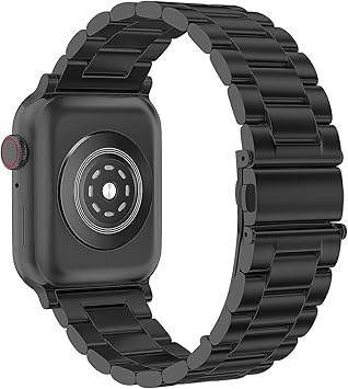 سوار ساعة ألترا ستانلس ستيل 49 مم مع إطار | أسود