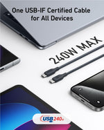 Anker 544 USB-C to USB-C Cable (Bio Based 3ft) | Black