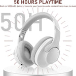 Wireless Active Noise Cancelling HeadPhones | White