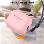 Xin_E Silicone Case For Airpods Pro 2 | Pink
