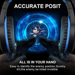 Colusi Gaming Headset CLS100 Pro+Gaming 3.5+USB Headphone |Black/Blue