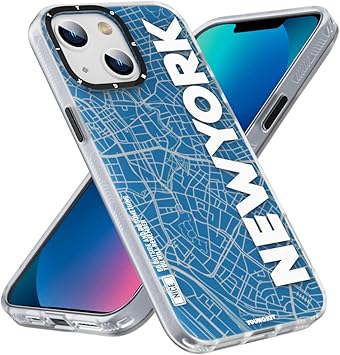 iPhone 13 Case Cover New York Youngkit Cover Protection | Blue