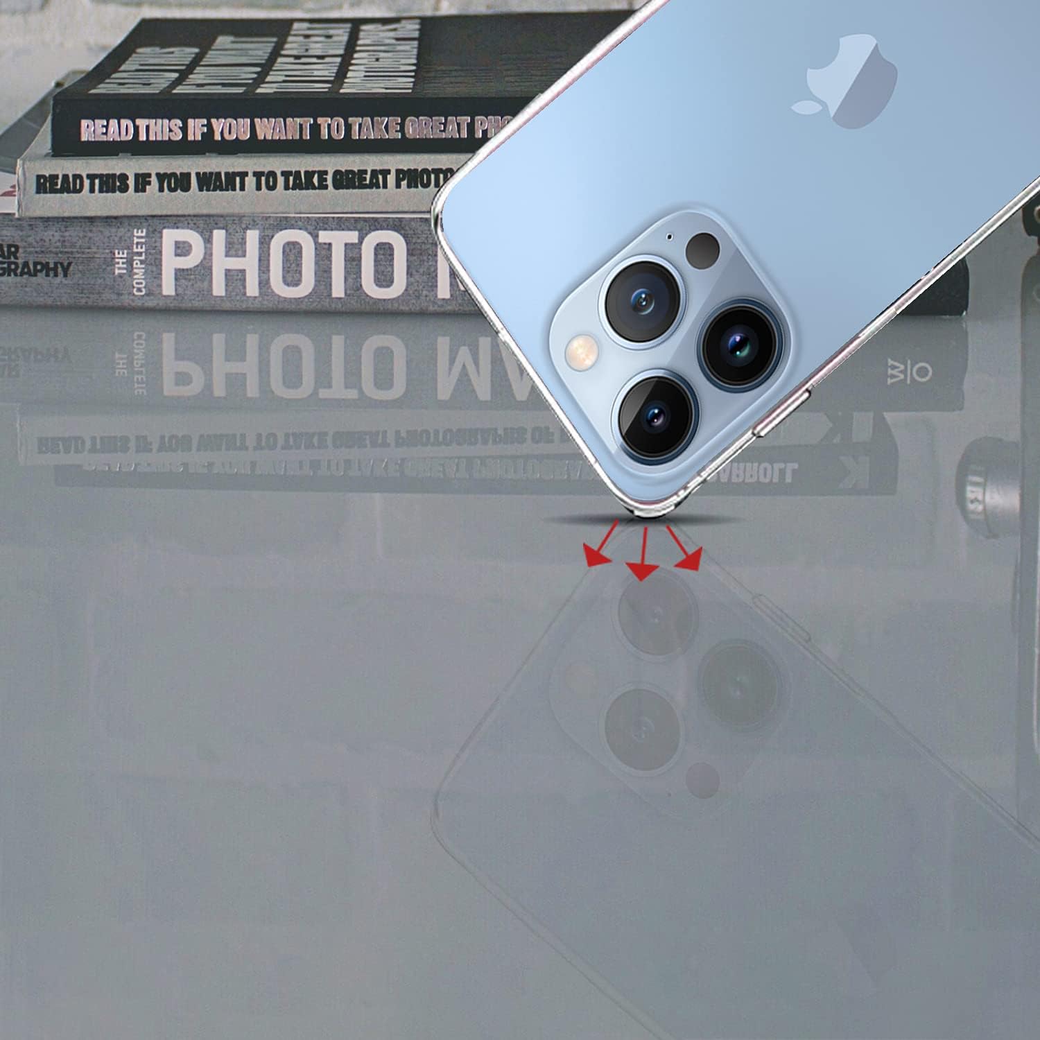 كڤر حماية PureArmor Shield من 90 Percent لهاتف IPhone 13 Pro Max | شفاف