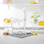 Geepas GHB6144 200W Hand Blender Set – 2-Speed Detachable Stick Blender & Whisk, Stainless Steel Blades | Ideal for Smoothies, Shakes, Purees & More