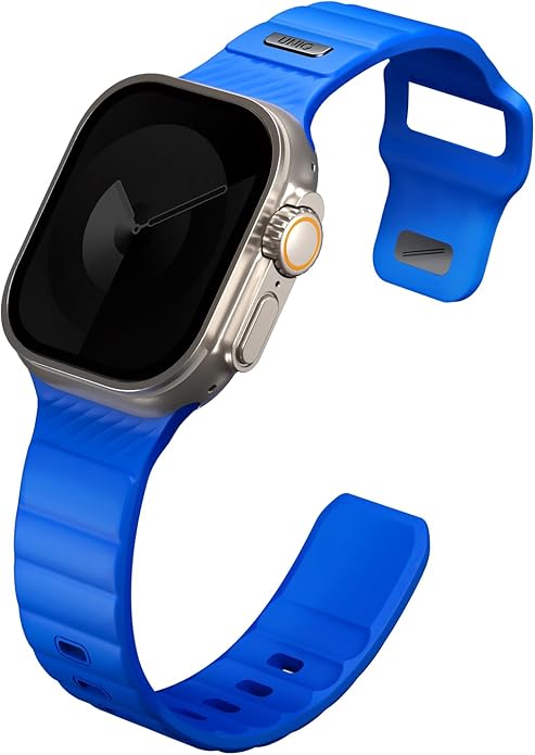 Uniq Stride Fkm Rubber Apple Watch Strap 49/45/44/42mm | Cobalt Blue