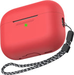 Xin_E Silicone Case For Airpods Pro 2 | Red