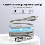 كيبل موماكس MagLink بقوة 100 واط نوع USB-C مغناطيسي 2 متر