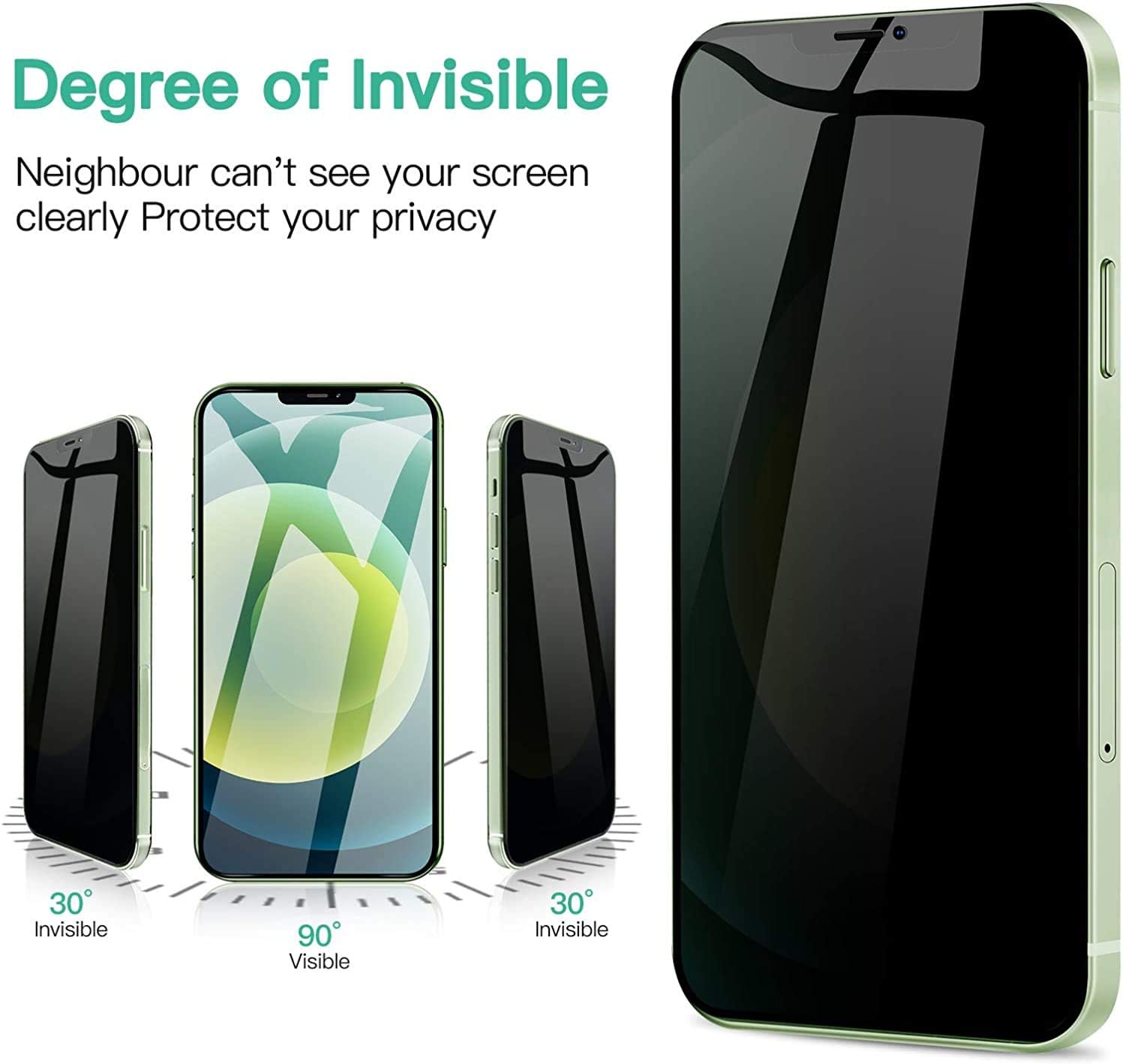 Anank Glass 2.5d For iPhone 13 Pro Max /14 Plus Privacy