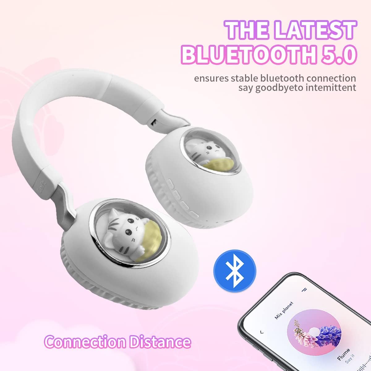 Bluetooth Headset For Kids With Cute Pet Style