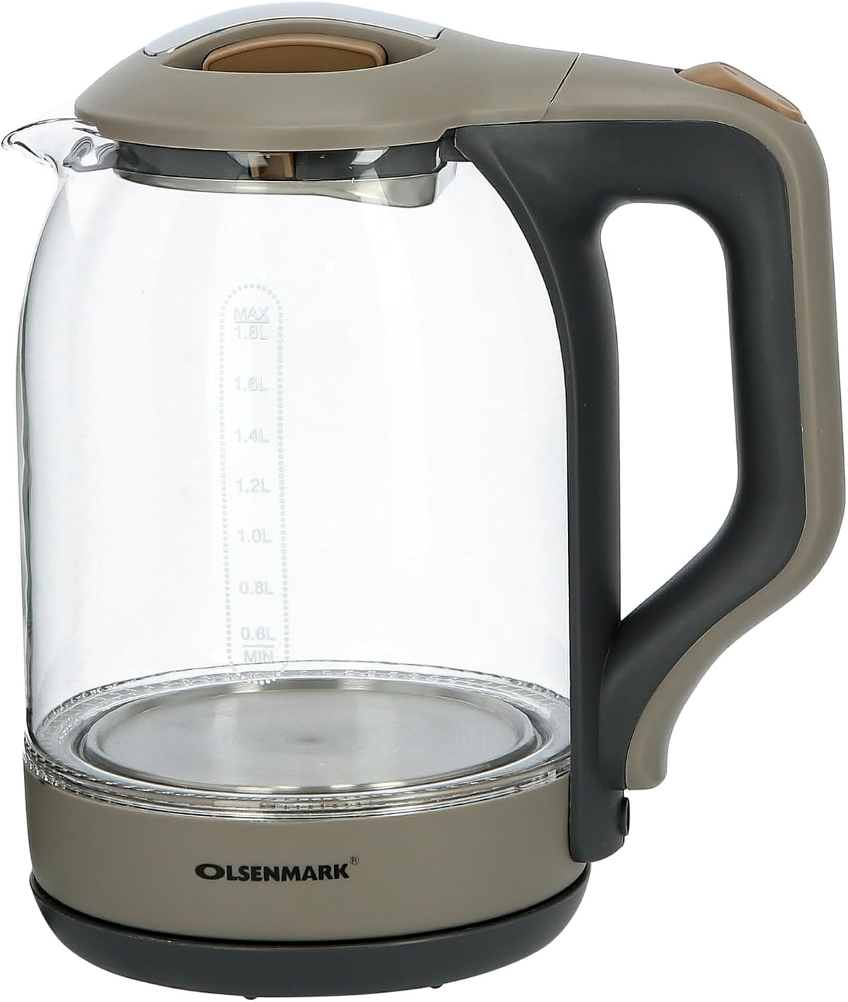 Olsenmark Illuminating Glass Kettle 1.8L 1500W