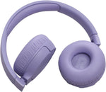 JBL Tune 670NC Wireless Adaptive Over-Ear Headphones | Purple