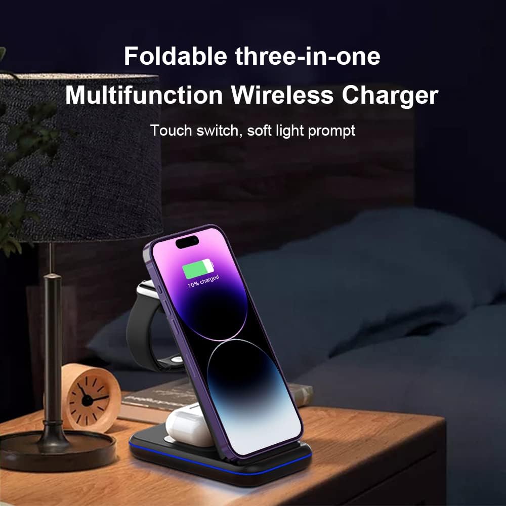 3 In 1 Wireless Charger iPhone iWatch Airpods 15W Max