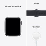 Apple Watch SE GPS + Cellular, 44mm Space Grey Aluminium Case with Midnight Sport Band - Regular