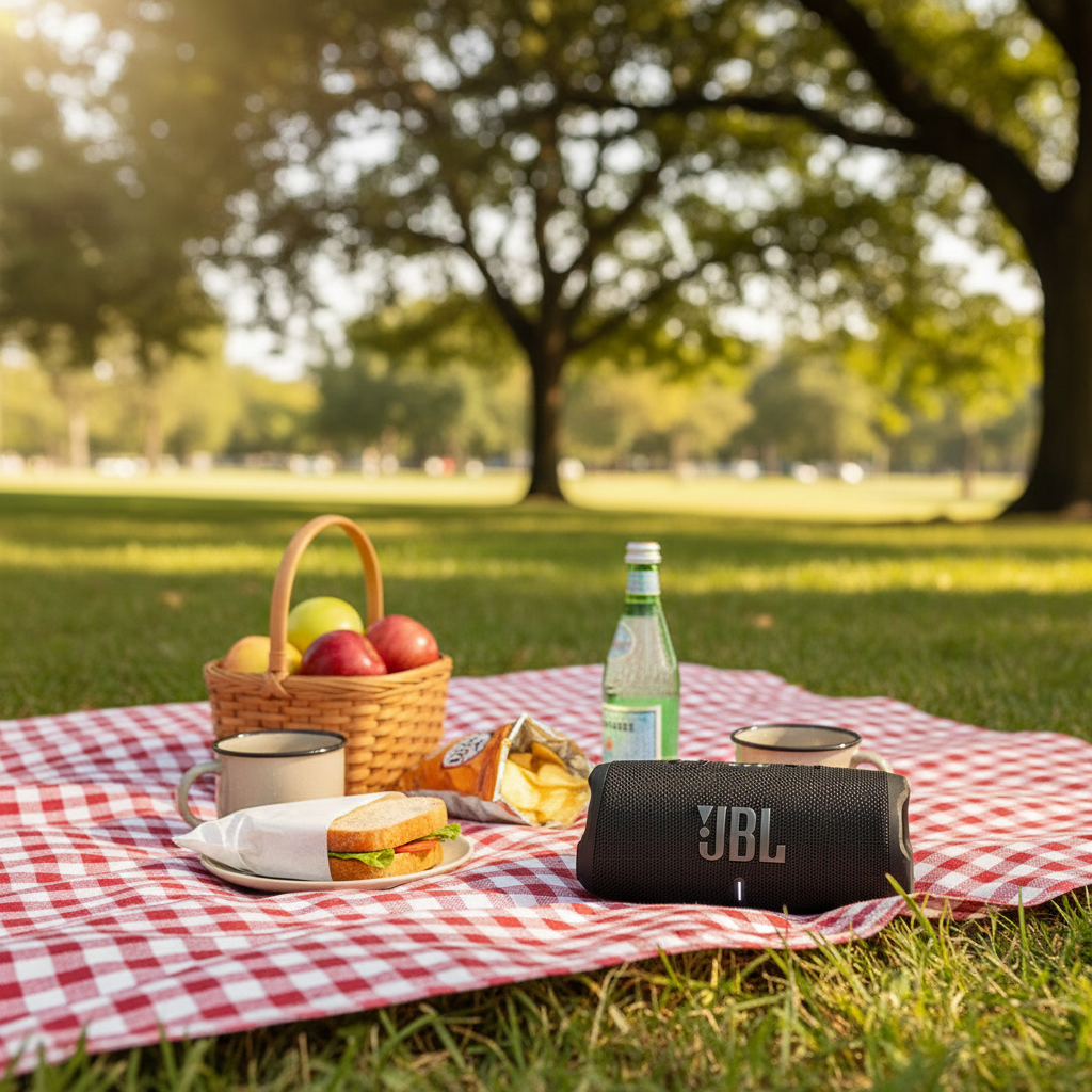 JBL Charge 5 Portable Bluetooth Speaker With Wifi | Black