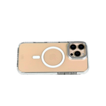 LZEL iPhone 16 Pro Armor Clear Case With MagSafe