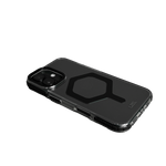 LZEL iPhone 16 Plus Mag Hexa Defender Clear Square MagSafe Case | Black