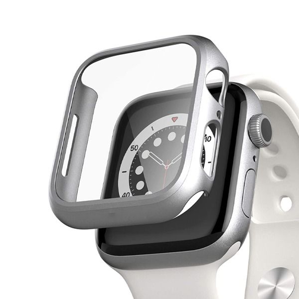 Anank Watch 40MM Glass with Case | Silver