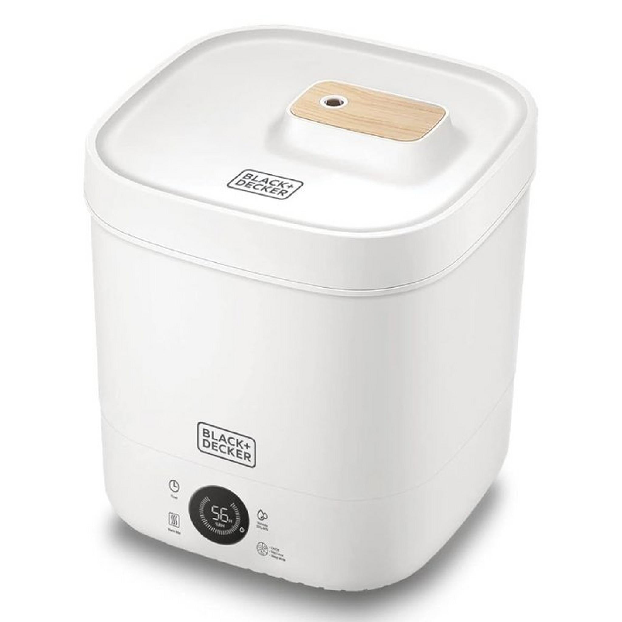 مرطب الهواء الرقمي Cool Mist بسعة 4 لتر مع رذاذ بارد من Black & Decker