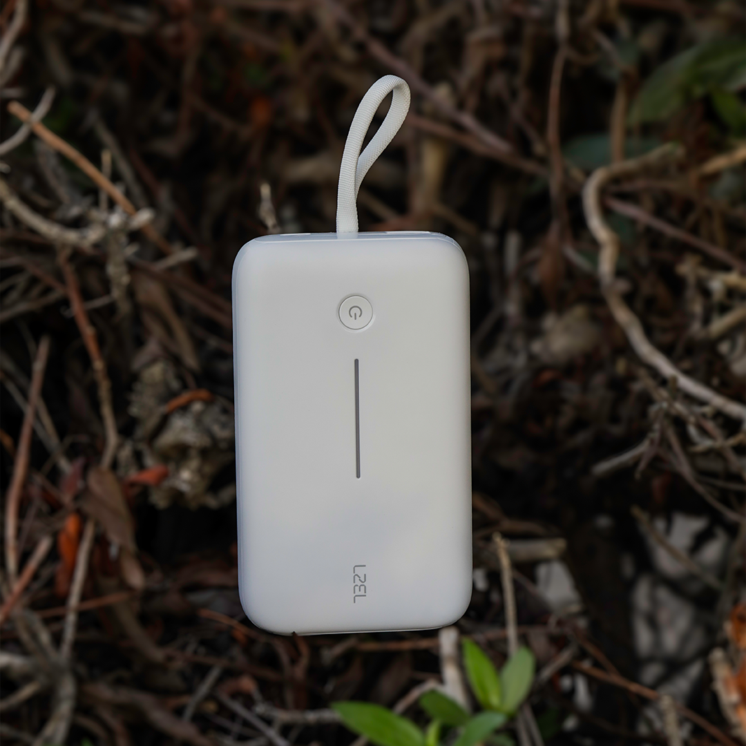 LZEL PrimeBrio Neo 20K Power Bank 30W – 20000mAh, Detachable Type-C Cable