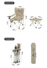 Naturehike Recliner Chair with Side Table | Khaki