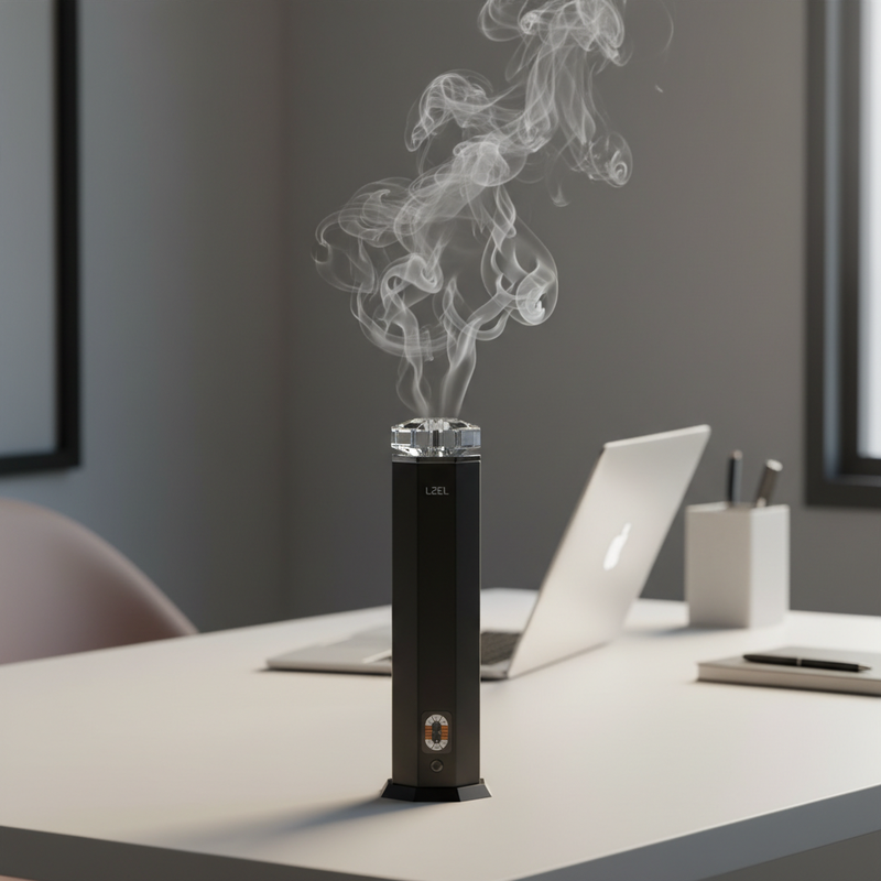 LZEL Aroma Diffuser Aromavista Essence Premium Scent Diffuser Led Display - Cold Air Diffusion Tech - 120 Ml