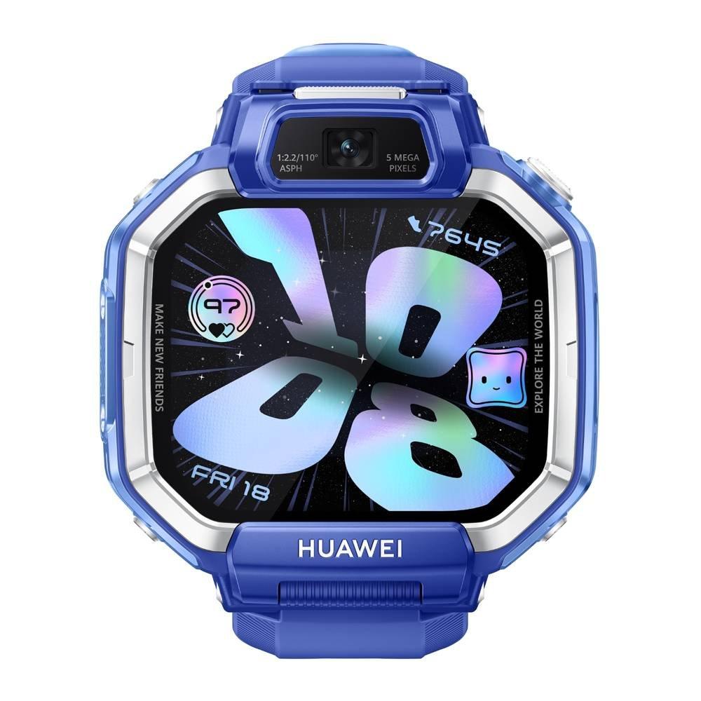 أطلب مسبقا ساعة Huawei Watch Kids X1، سعة تخزين 32 جيجابايت، كاميرا خلفية بدقة 13 ميجابكسل | أزرق