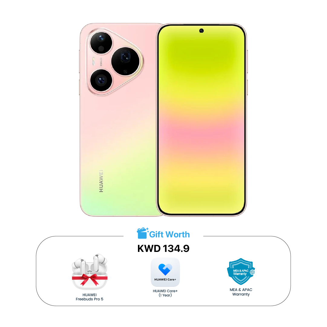 Pre-Order Huawei Pura 90S Pro Smartphone, 5G+, Dual SIM, Kirin 9030S, 12GB RAM, 256GB Storage, 6.6 inch, 120Hz, OLED Display | Pink