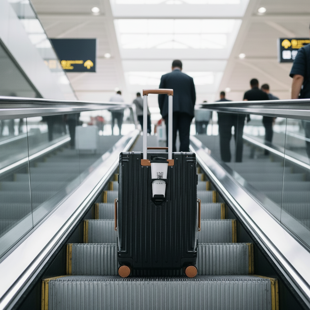 Trolly ABS Suitcase 4 Wheels 26 Inch | Black