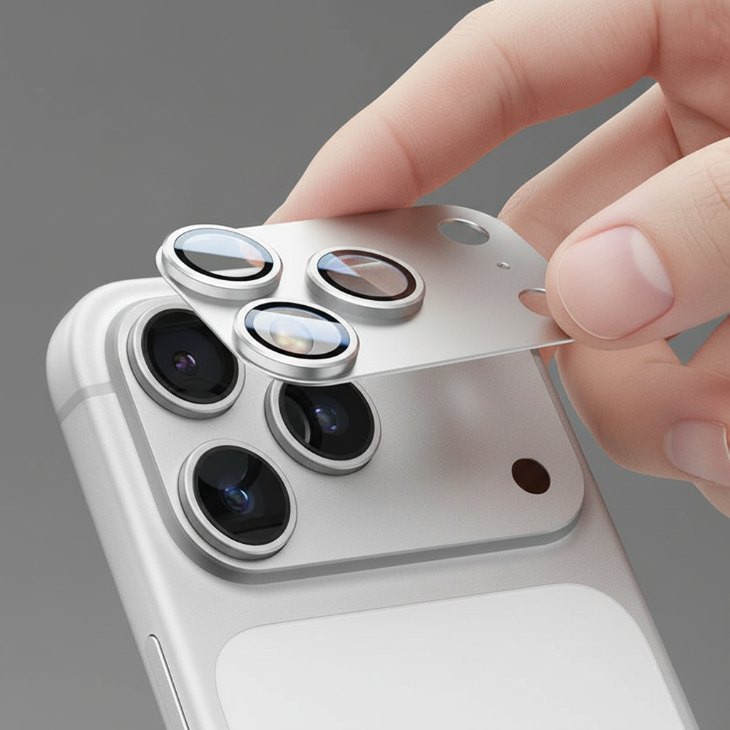 Anank All-in-one Camera Guard For iPhone 17 Pro Max | Silver