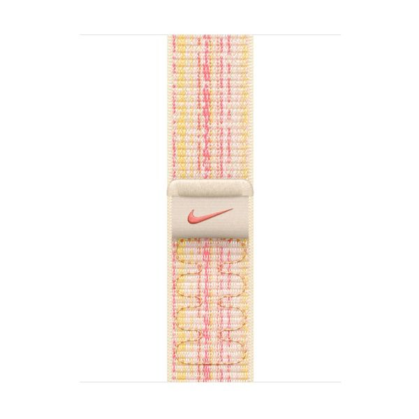 Apple Watch 45mm Nike Sport Loop | Starlight / pink