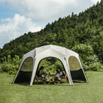 Naturehike Cloud Boundar Quick Opening Canopy - Hexagonal - Quicksand Gold (462*400*224)