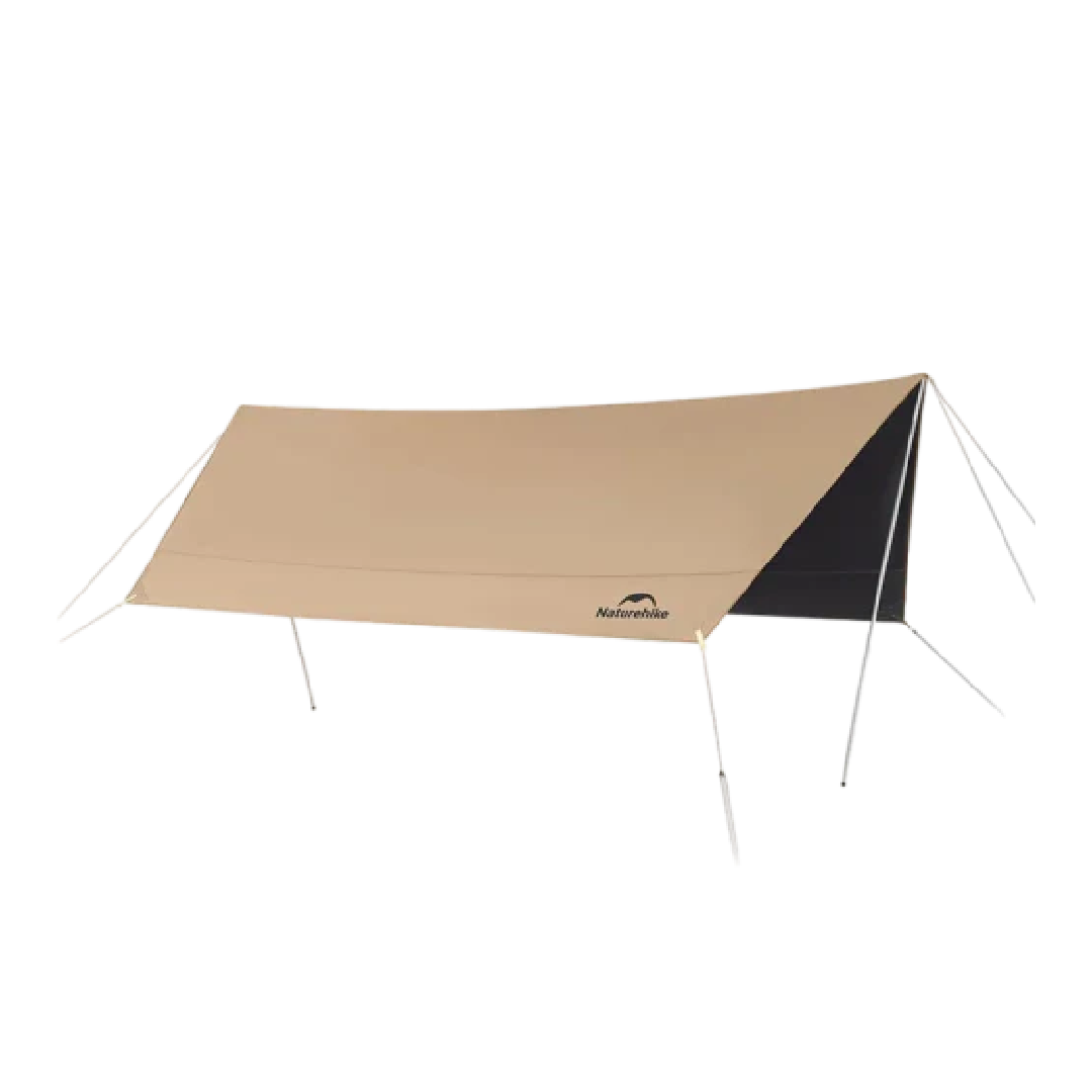 Naturehike Cloud Skies Awning Canopy Lite - Dark Brown Hexagon Vinyl-S (400*292)