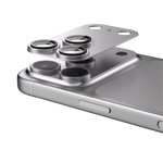 Asli  Global Armorlens Series Metal Tempered Glass Camera Lens Protector For IPhone 17 Pro | Silver